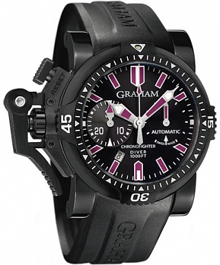 Fake Graham Chronofighter Oversize Diver Deep Purple 2OVEZ.B24A watch